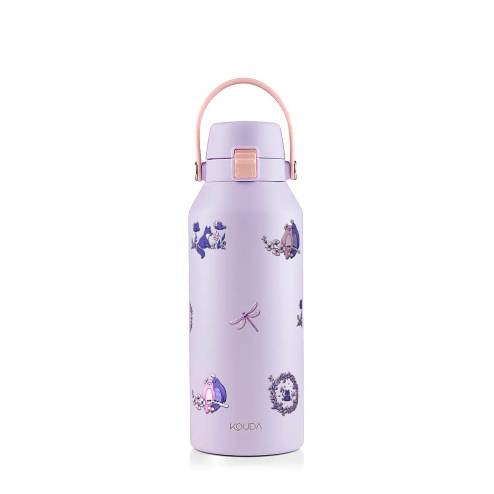 Garrafa Térmica Kouda Vega 1000ml Natureza Lilás Lavanda