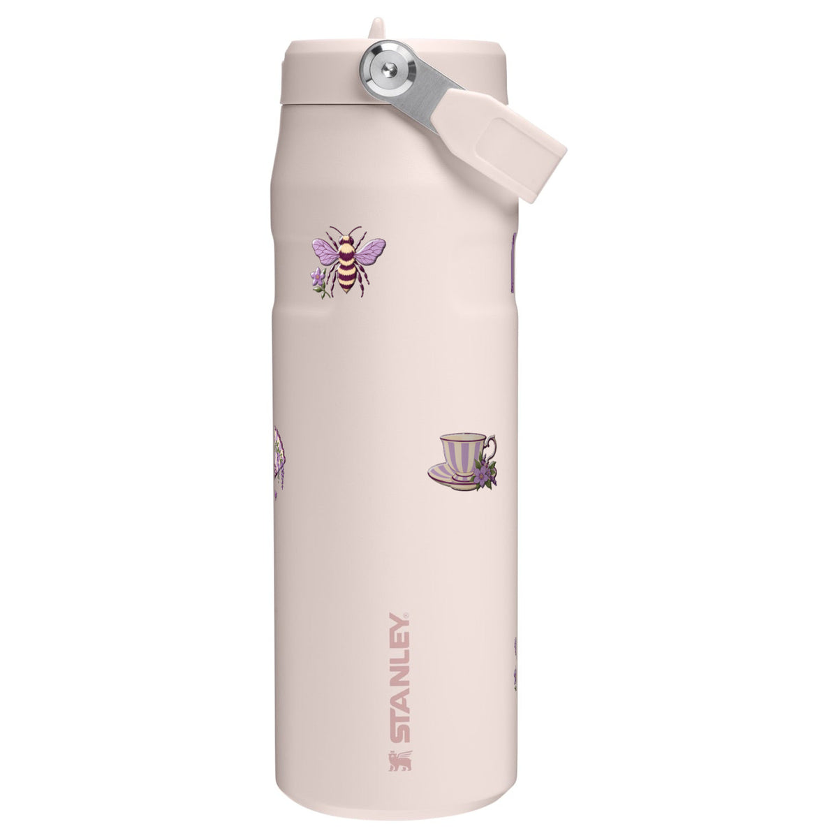 Garrafa Térmica Stanley Aerolight Flip Straw 710ml Lavanda Botânica Rose Quartz