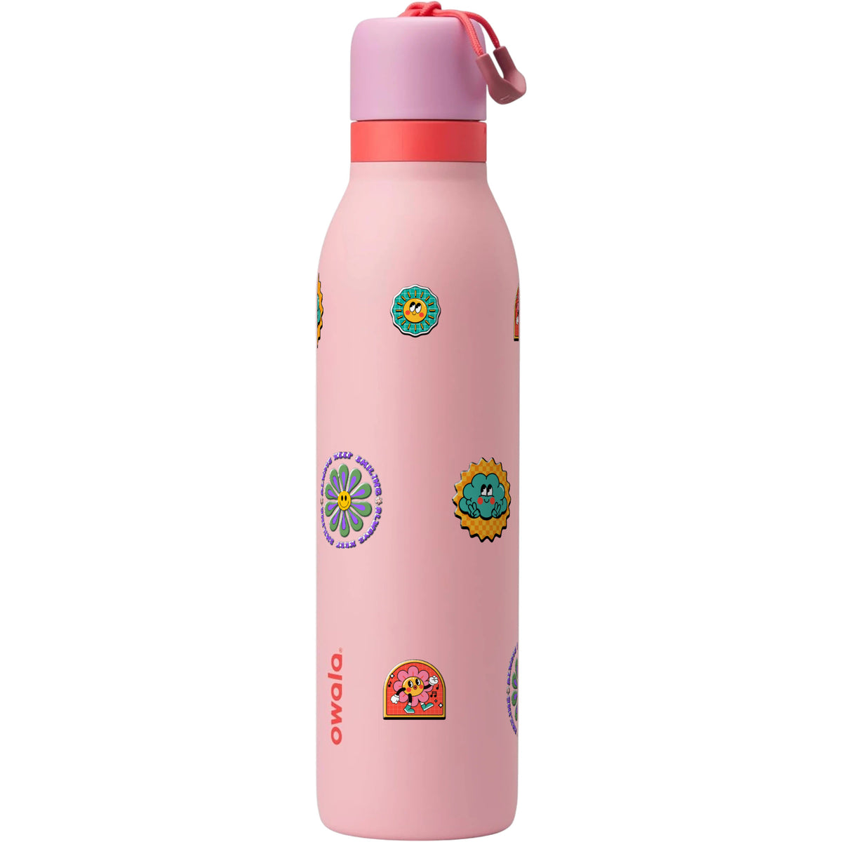 Garrafa Térmica Owala Twist 710ml Retrô Good Vibes Angel Cake