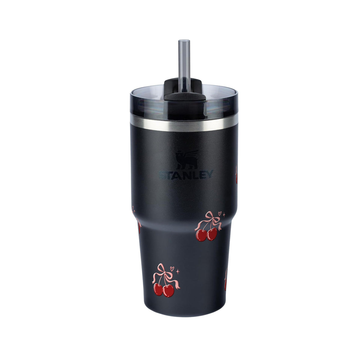 Copo Térmico Stanley Quencher 2.0 591ml Cereja Pop Black