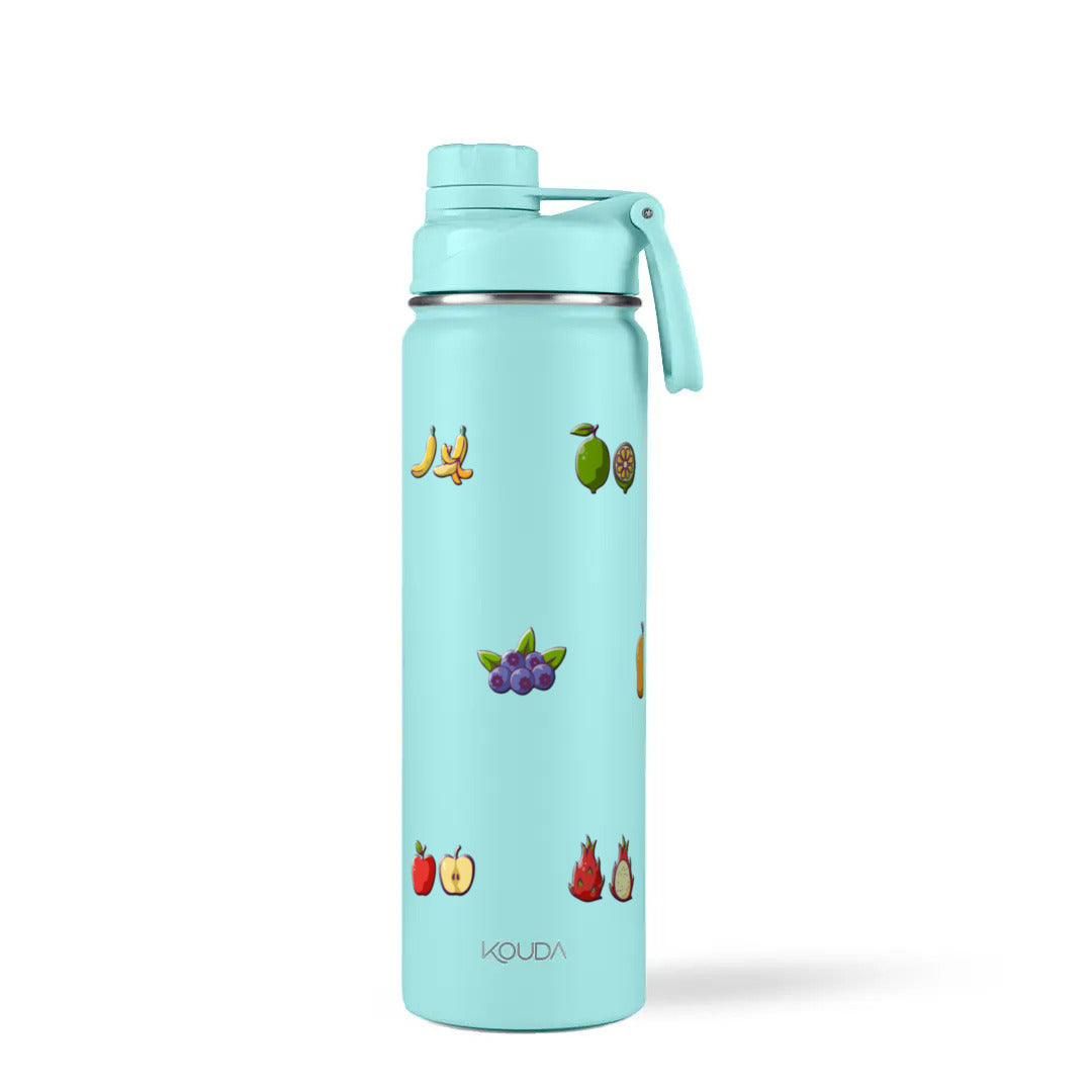 Garrafa Térmica Kouda Ladakh 660ml Frutas Turquesa