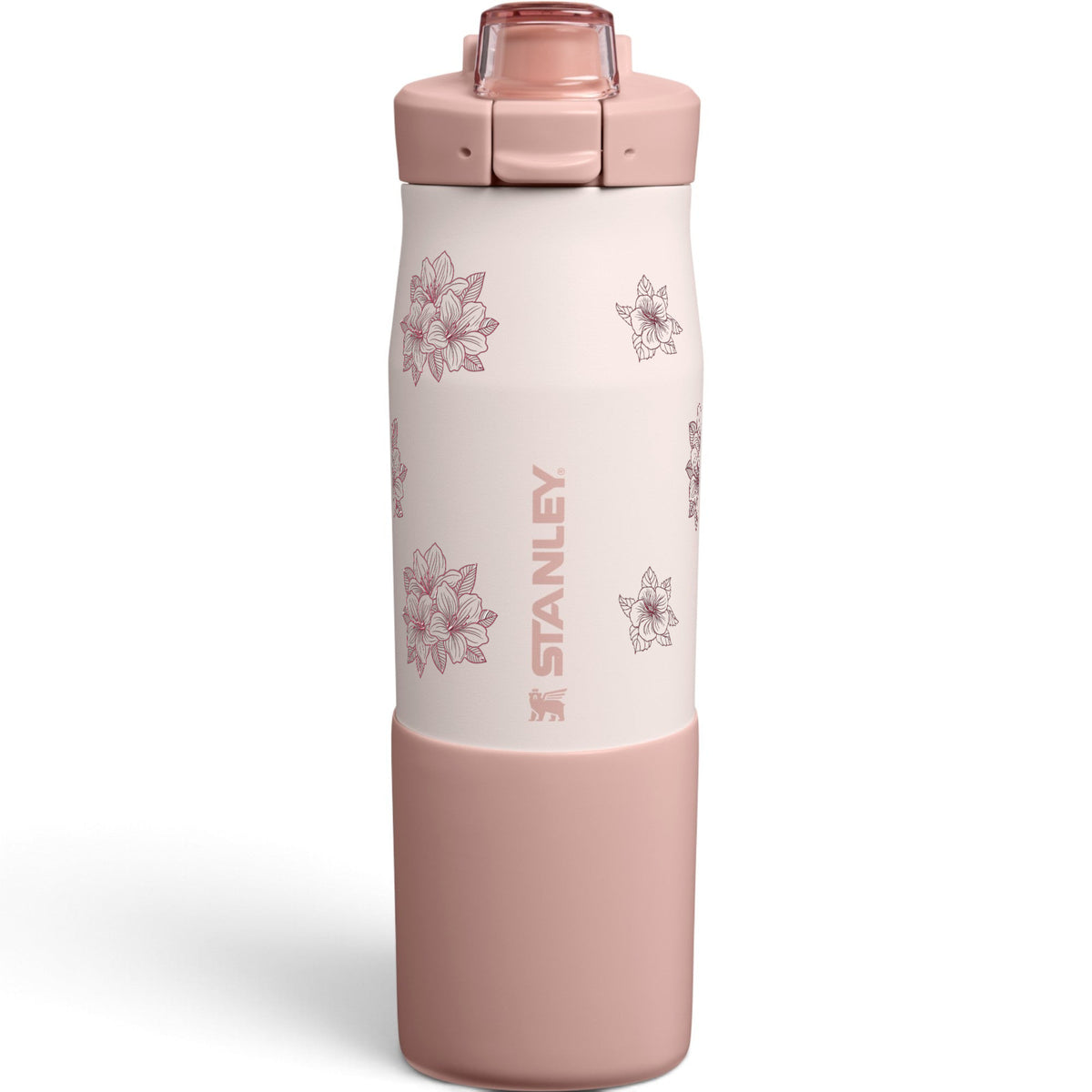 Garrafa Térmica Stanley Vitalize Tempo 710ml Floral Rosa Rose Quartz