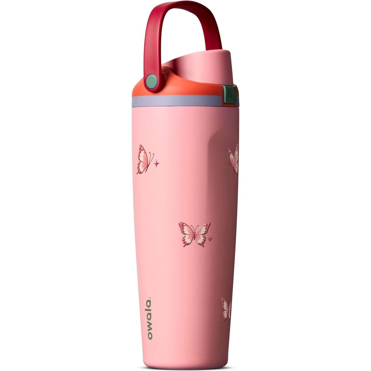 Garrafa Térmica Owala FreeSip Sway 887ml Rosé Butterfly Sugar High