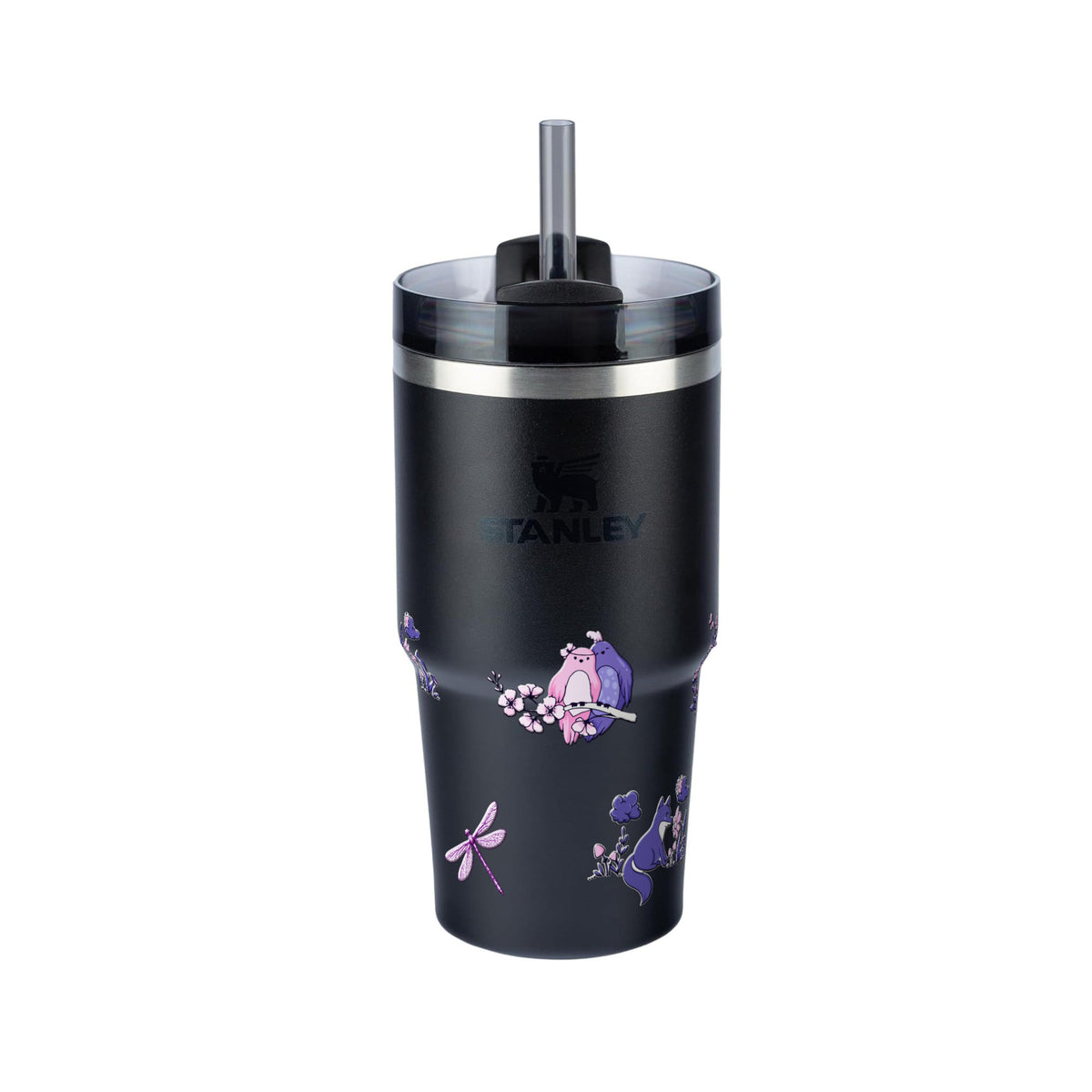 Copo Térmico Stanley Quencher 2.0 591ml Natureza Lilás Black