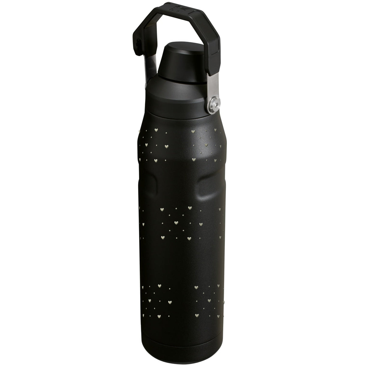 Garrafa Térmica Stanley Aerolight Fast Flow 1,1L Corações Sálvia Matte Black