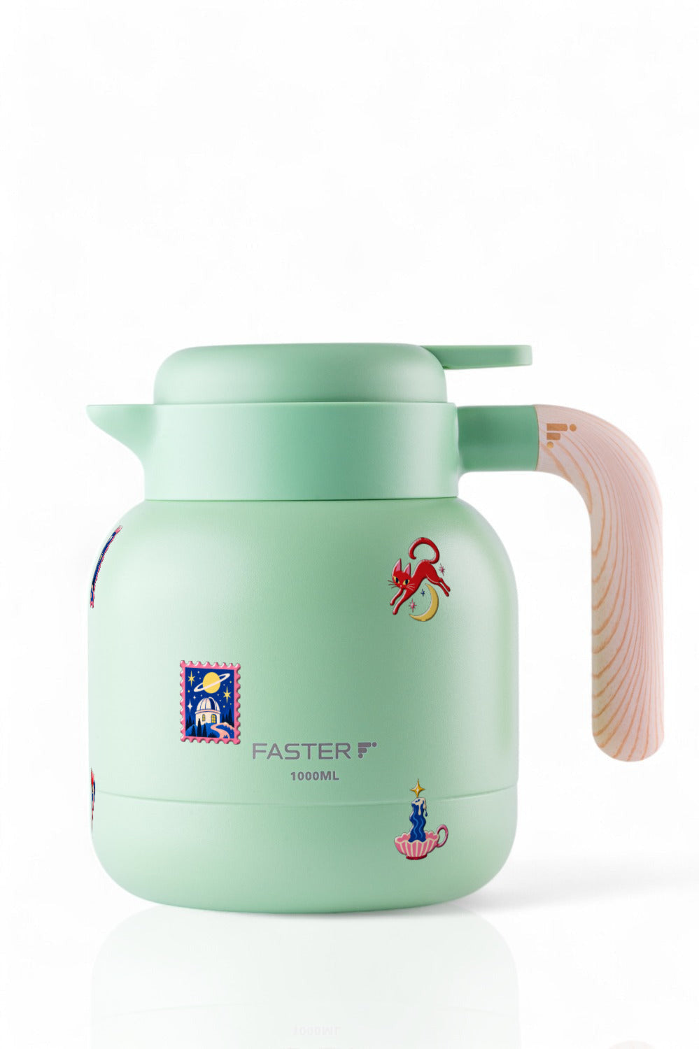 Garrafa de Café Expresso Faster 1000ml After Hours Menta