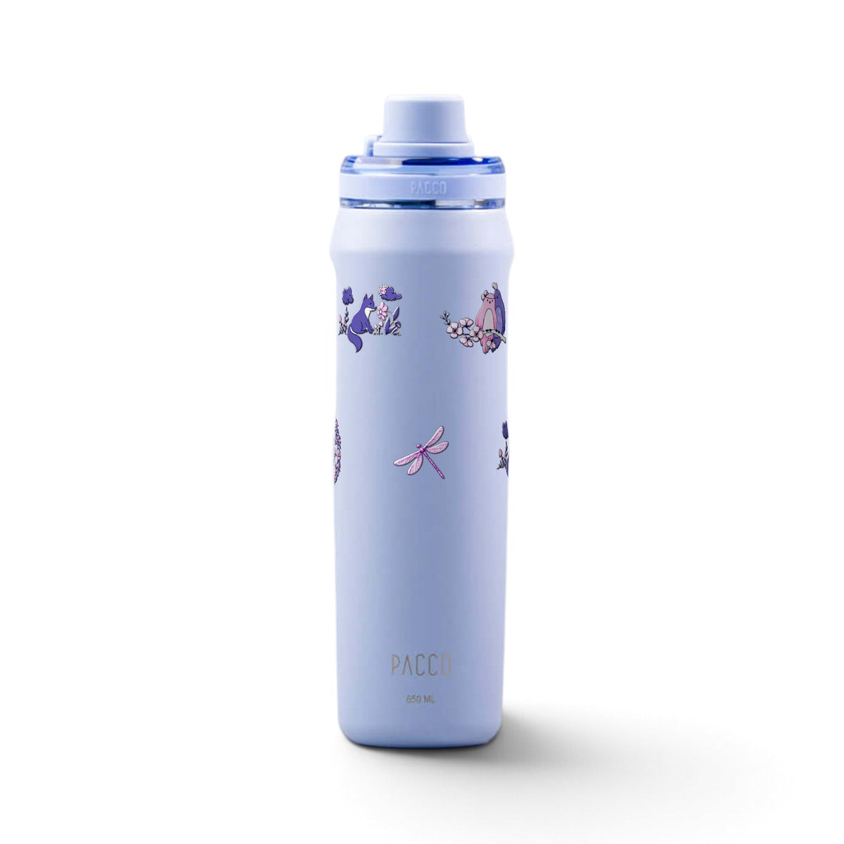 Garrafa Térmica PACCO Vyta 650ml Natureza Lilás Lavanda