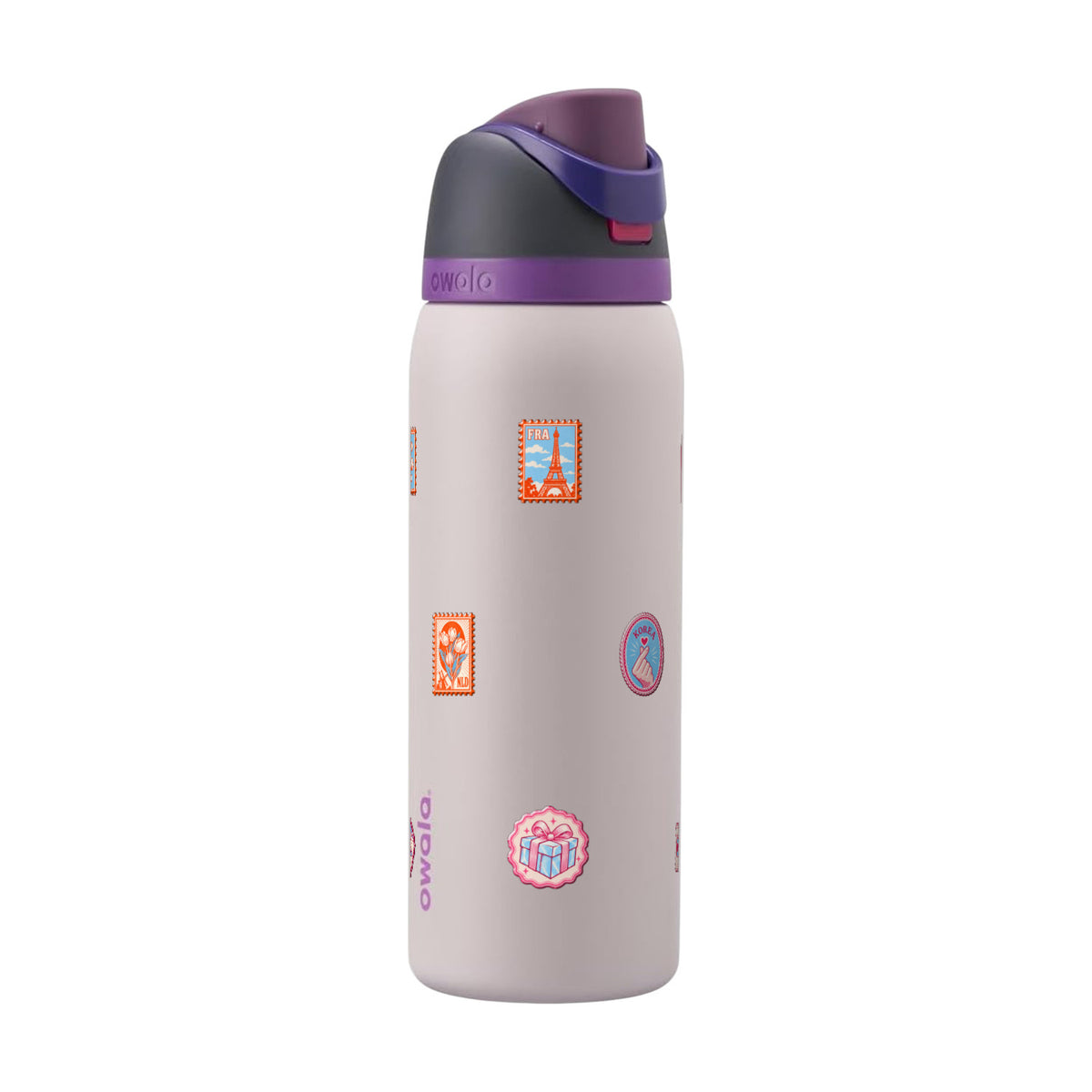 Garrafa Térmica Owala FreeSip 1180ml Selos de Viagem Dreamy Field