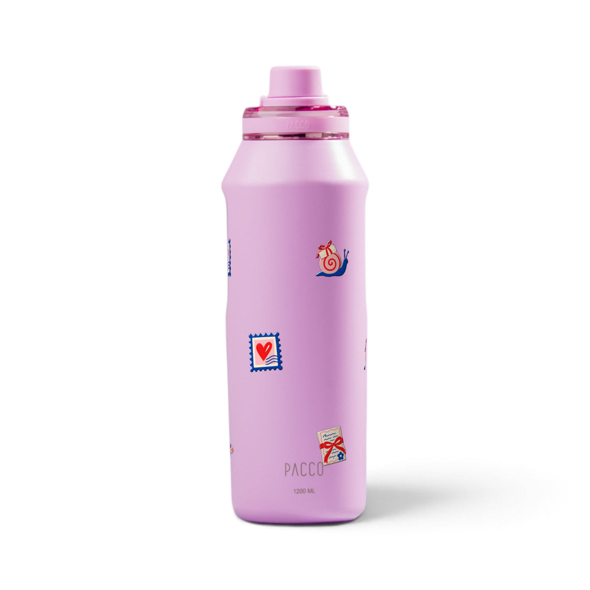 Garrafa Térmica PACCO Vyta 1200ml Clube das Cartas Lilás