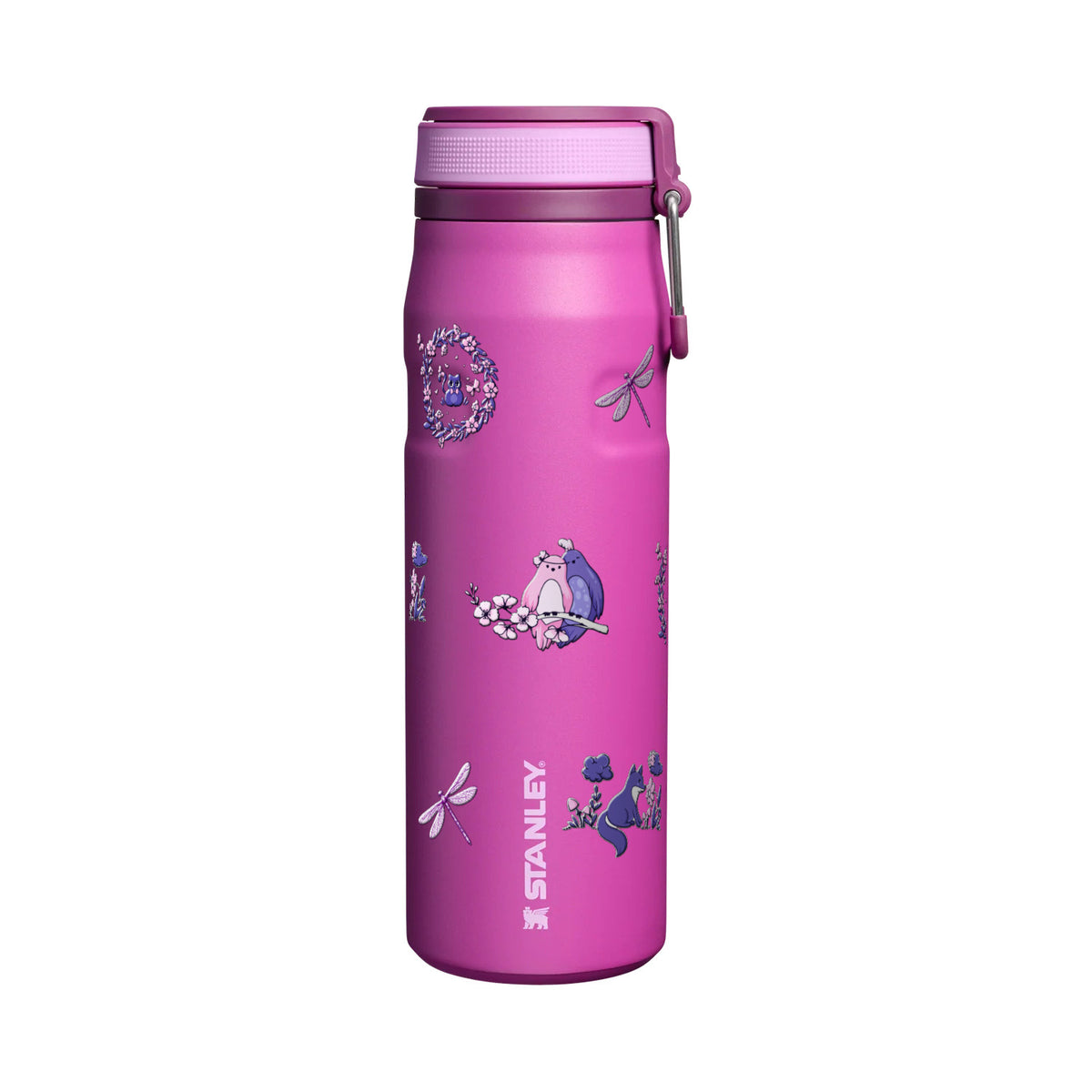 Garrafa Térmica Stanley Twist Flip 710ml Natureza Lilás Dark Blossom