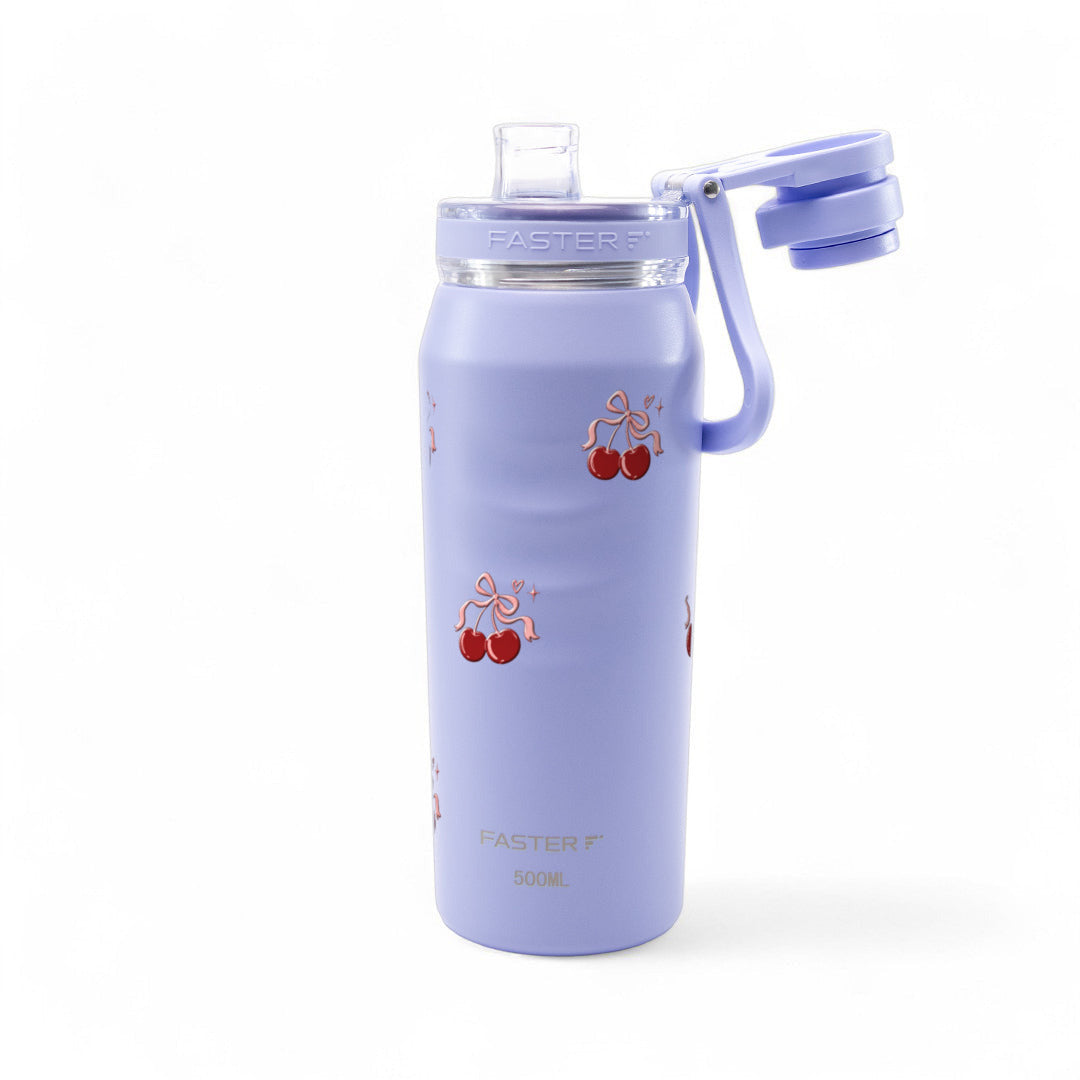 Garrafa Térmica Faster Oásis 500ml Cereja Pop Acqua