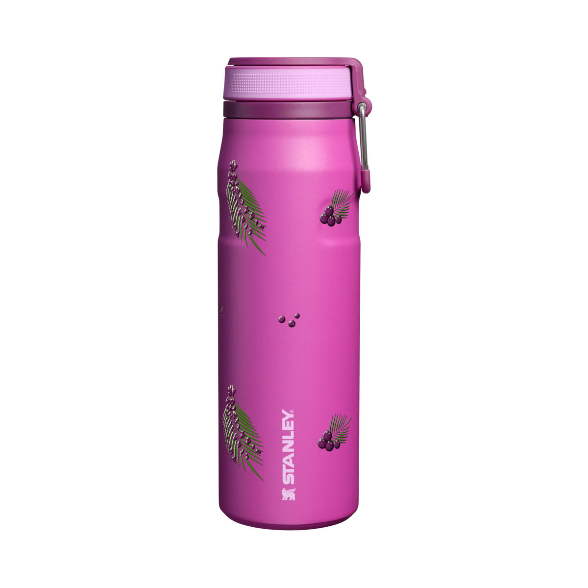 Garrafa Térmica Stanley Twist Flip 710ml Açaí Dark Blossom