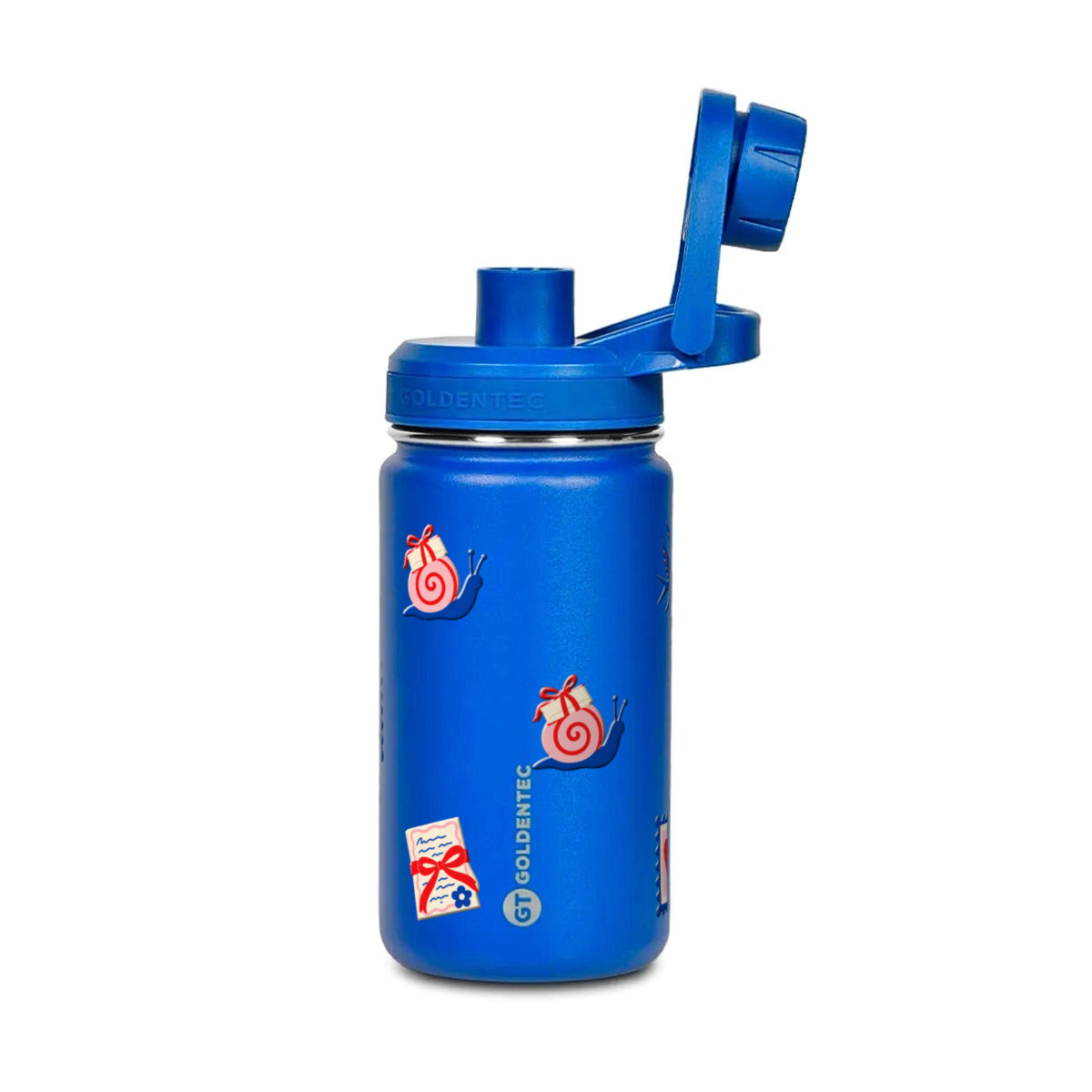Garrafa Térmica Goldentec 350ml Clube das Cartas Azul