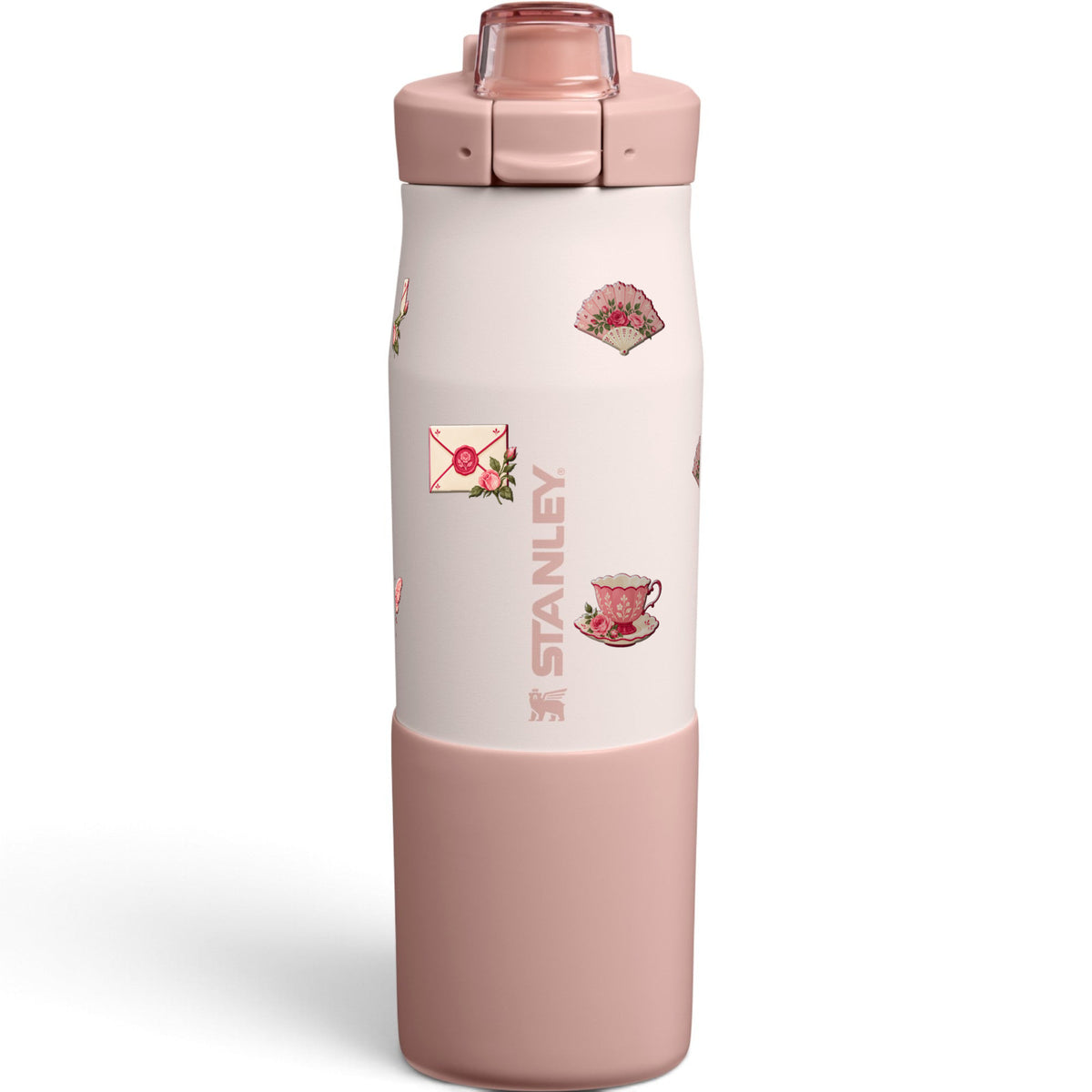 Garrafa Térmica Stanley Vitalize Tempo 710ml Rosé Romântico Rose Quartz