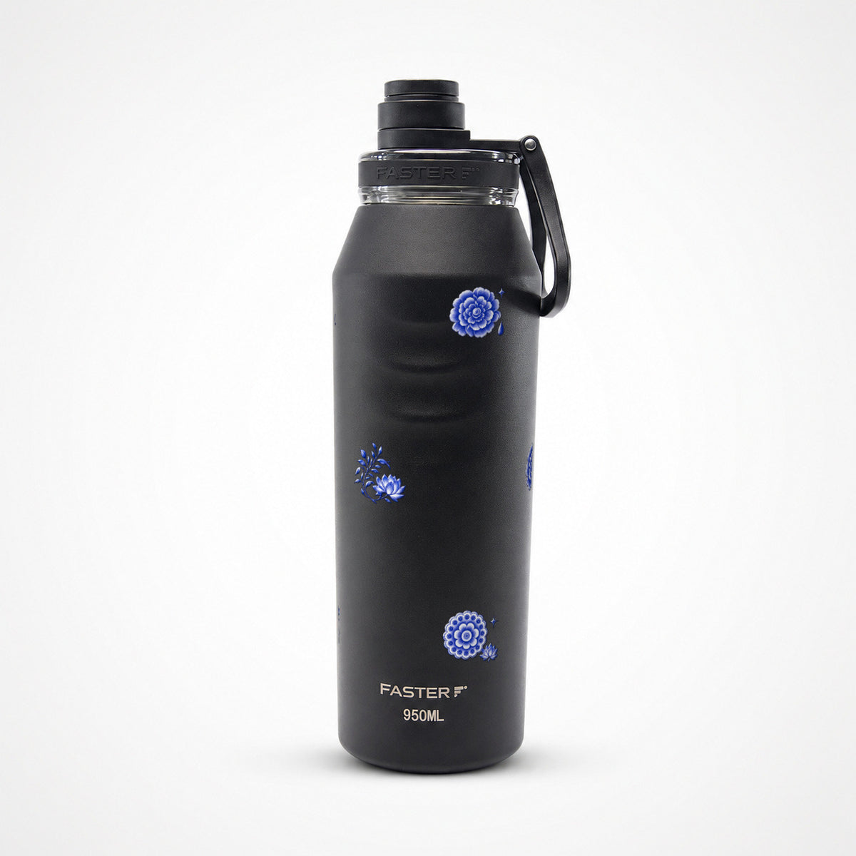 Garrafa Térmica Faster Oásis 950ml Porcelana de Coalas Preto