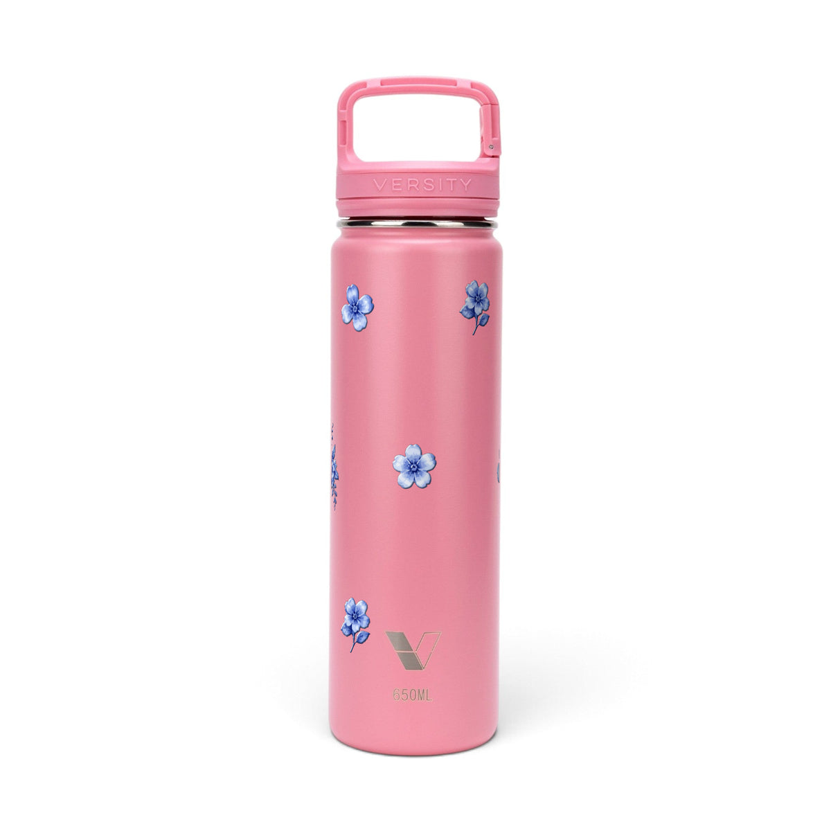 Garrafa Térmica Versity ColdKeeper 650ml Jardim Azul Rosa Chiclete