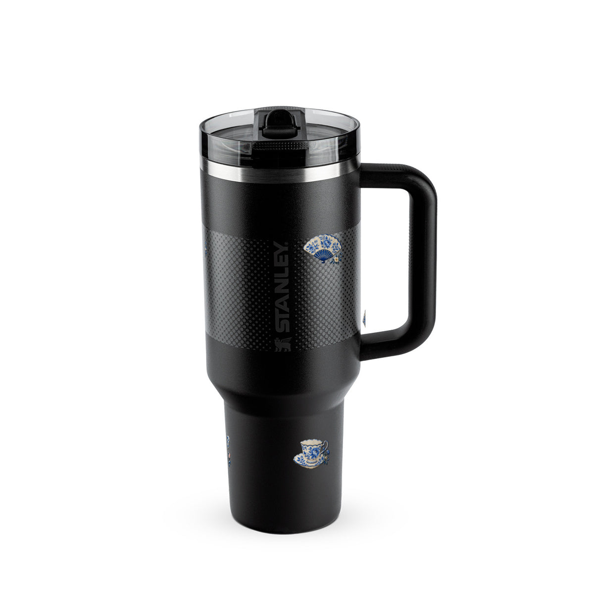 Copo Térmico Stanley Quencher Protour 1,18L Porcelana Azul Black Fade