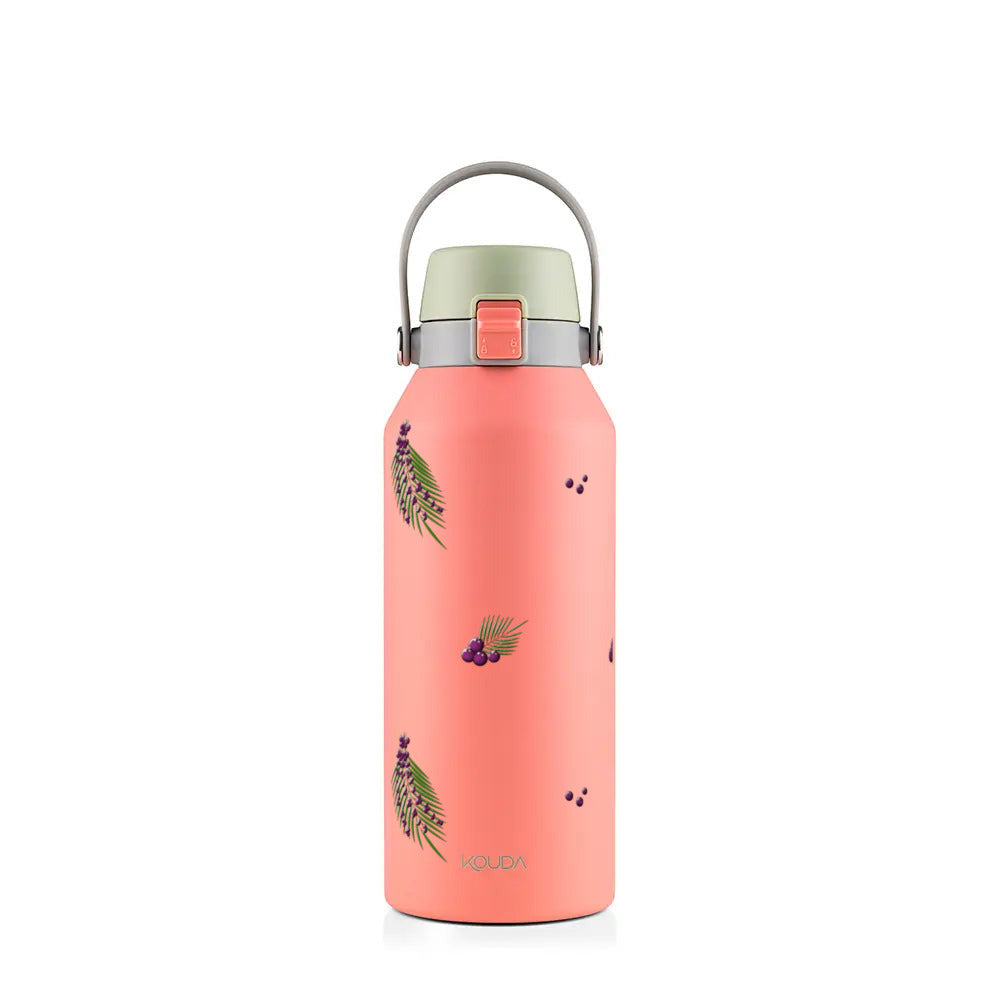 Garrafa Térmica Kouda Vega 1000ml Açaí Coral