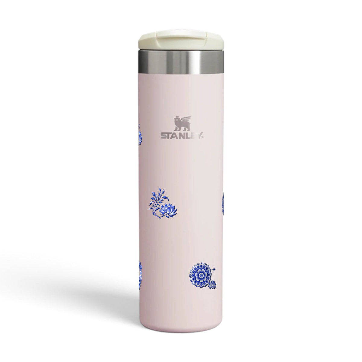 Garrafa Térmica Stanley Aerolight Transit 591ml Porcelana de Coalas Rose Quartzo