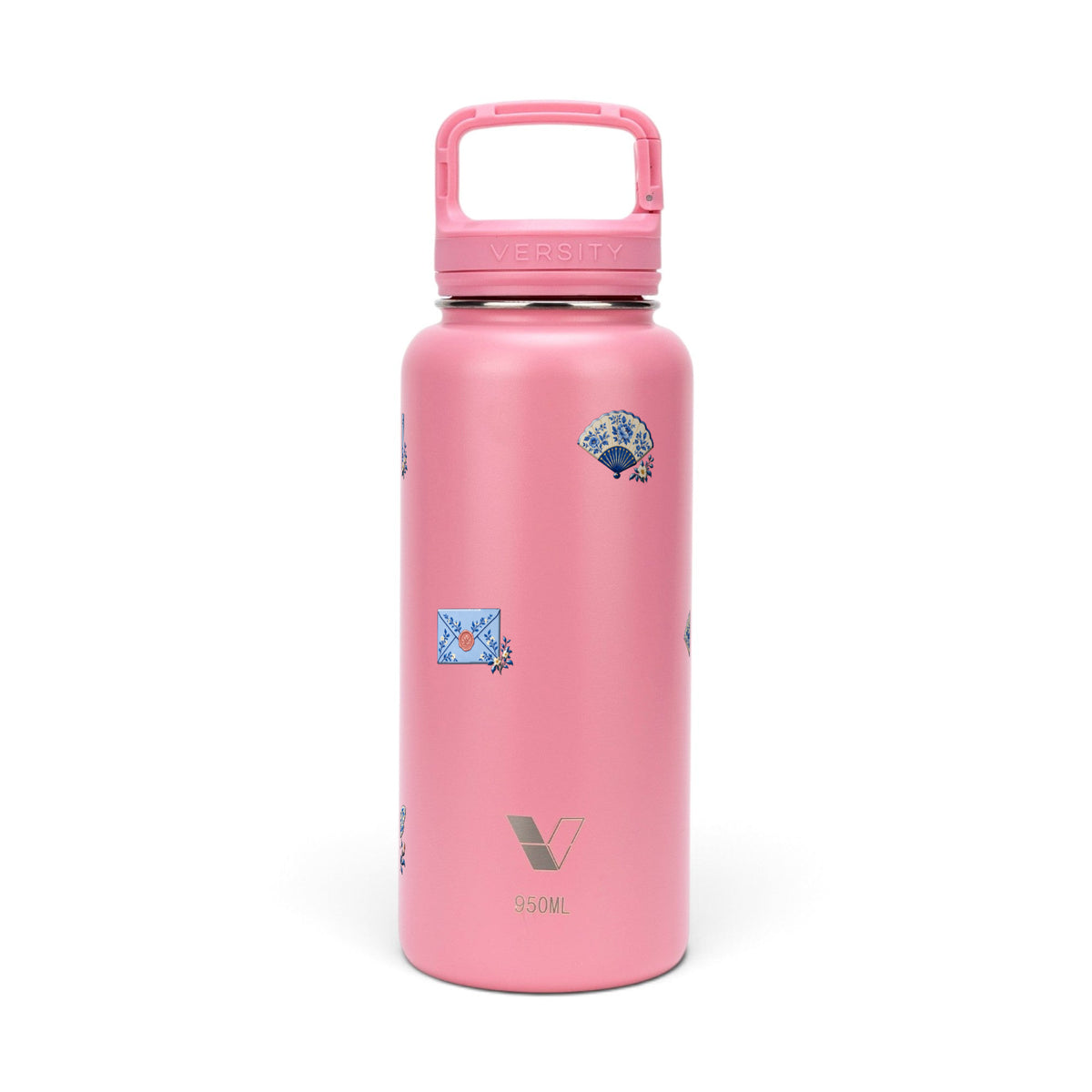 Garrafa Térmica Versity ColdKeeper 950ml Porcelana Azul Rosa Chiclete