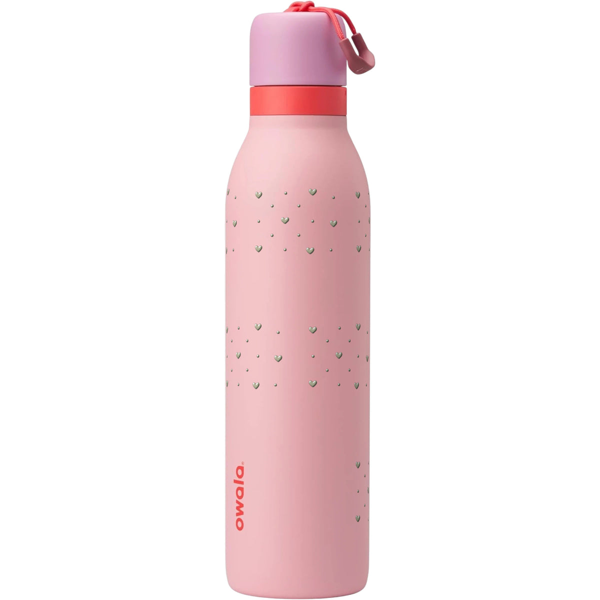 Garrafa Térmica Owala Twist 710ml Corações Sálvia Angel Cake