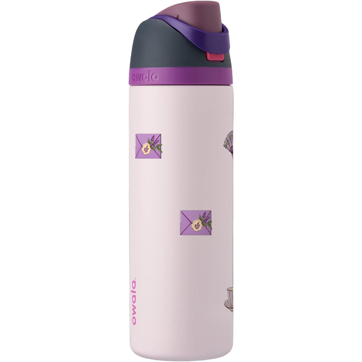 Garrafa Térmica Owala FreeSip 710ml Lavanda Botânica Dreamy Field