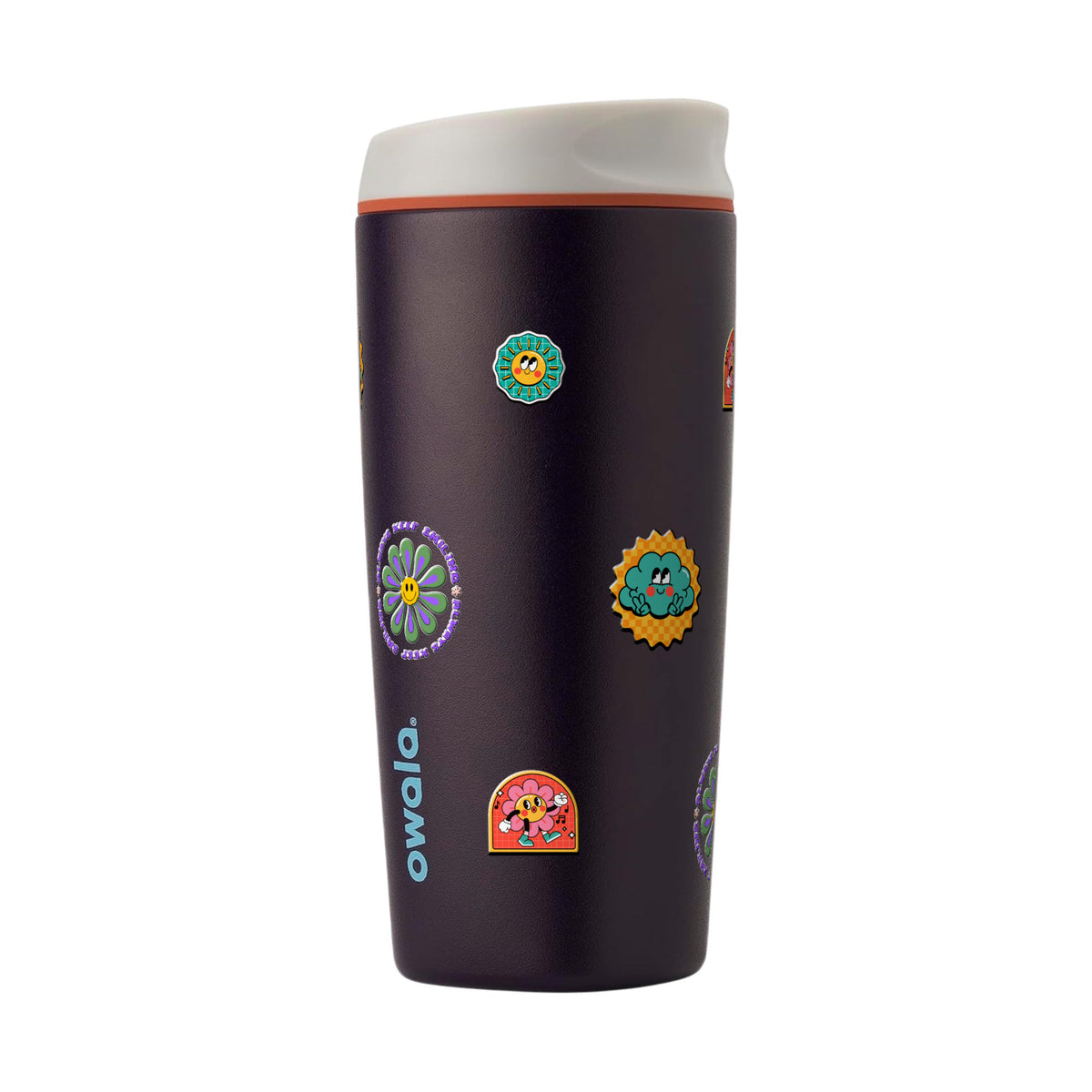 Copo Térmico Owala SmoothSip 600ml Retrô Good Vibes BLUE NAVY