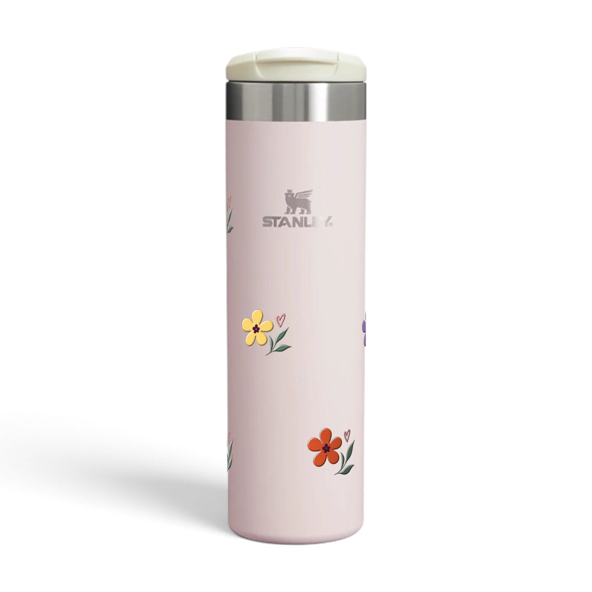 Garrafa Térmica Stanley Aerolight Transit 591ml Floral Club Rose Quartzo