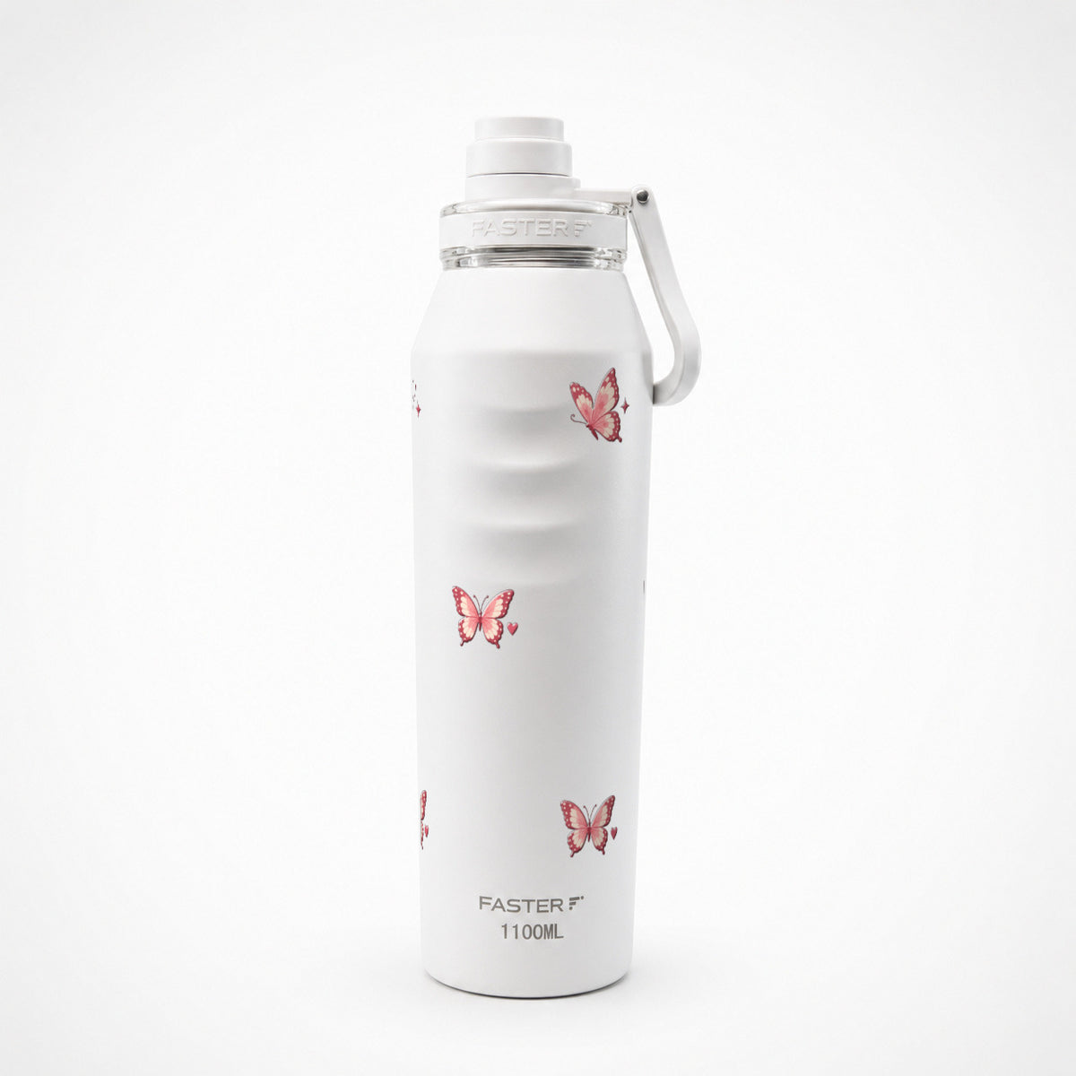 Garrafa Térmica Faster Oásis 1100ml Rosé Butterfly Lótus