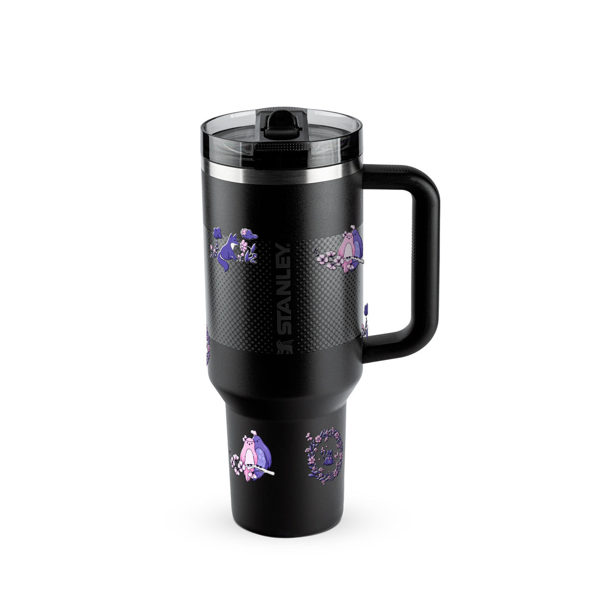 Copo Térmico Stanley Quencher Protour 1,18L Natureza Lilás Black Fade