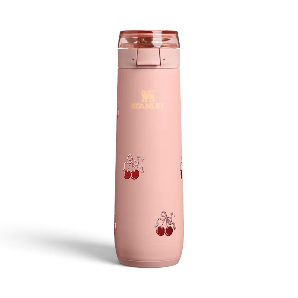 Garrafa Térmica Stanley Flowstate Spring 591ml Cereja Pop Peach Rose