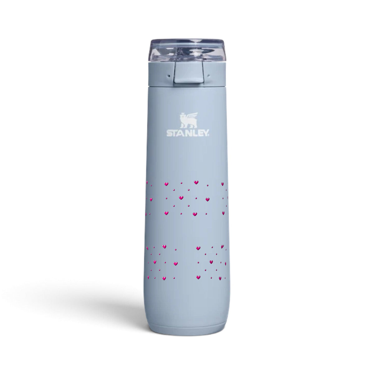 Garrafa Térmica Stanley Flowstate Spring 591ml Corações Rosa Blue Dream