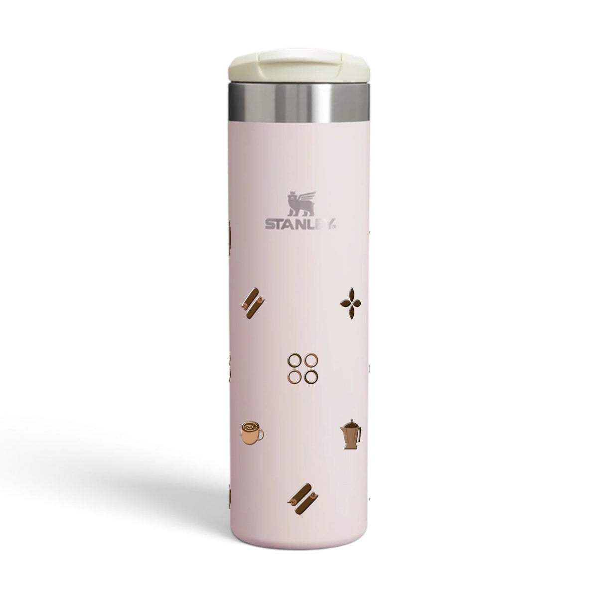 Garrafa Térmica Stanley Aerolight Transit 591ml Coffee Rose Quartzo