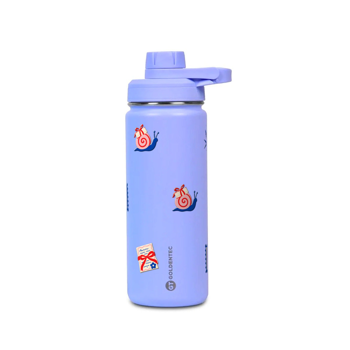 Garrafa Térmica Goldentec 500ml Clube das Cartas Lavanda