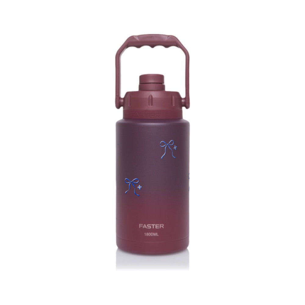Garrafa Térmica Faster Growler 1800ml Laço Leve Cereja gradiente