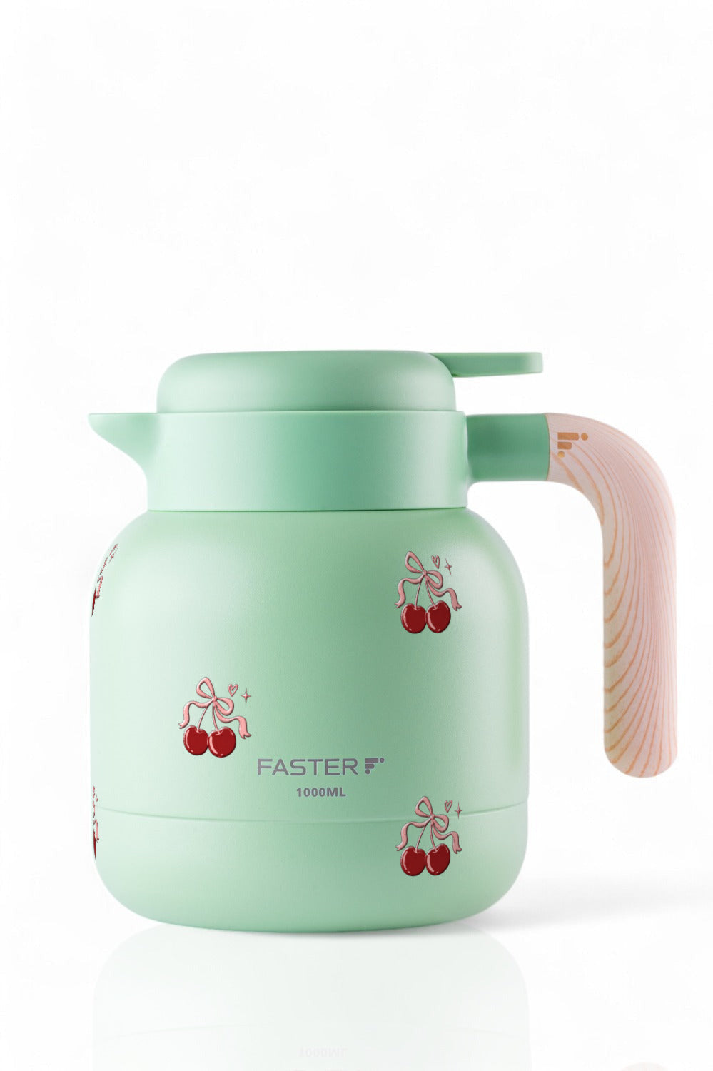 Garrafa de Café Expresso Faster 1000ml Cereja Pop Menta