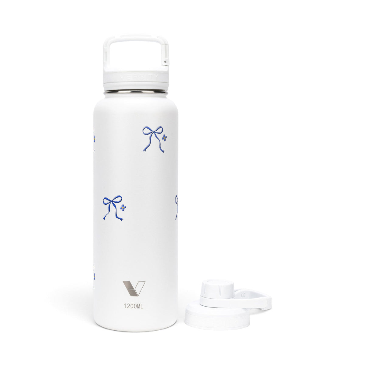 Garrafa Térmica Versity ColdKeeper 1200ml Laço Leve Branca