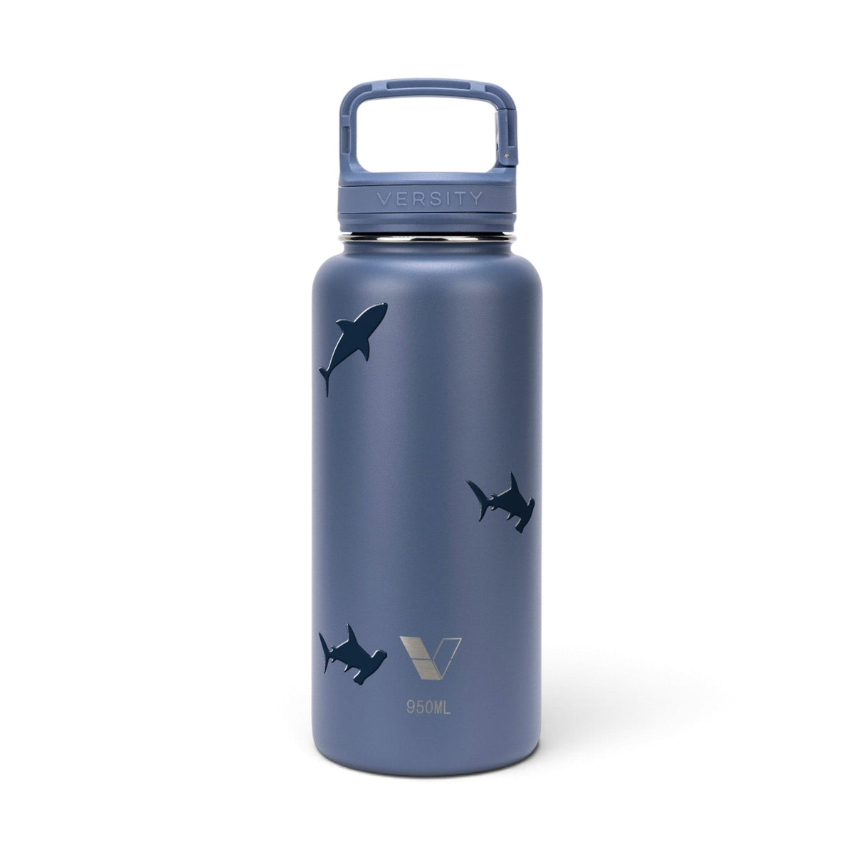 Garrafa Térmica Versity ColdKeeper 950ml Tubarões Azul