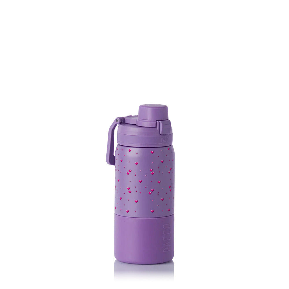 Garrafa Térmica PACCO Nexa 440ml Corações Rosa Purple Haze