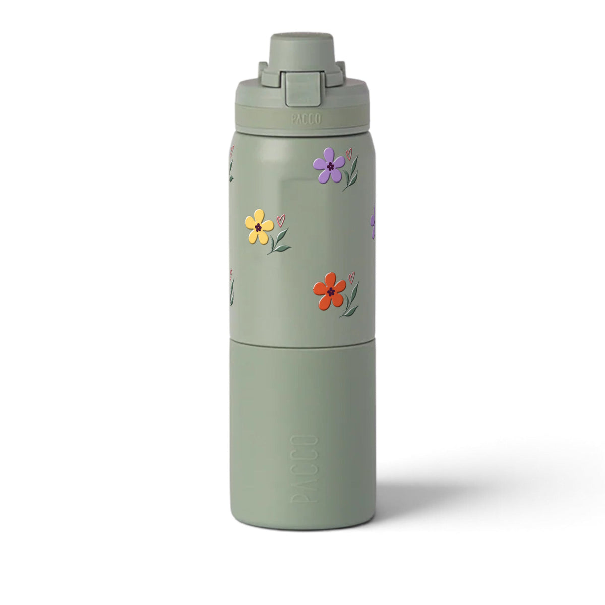 Garrafa Térmica PACCO Nexa 600ml Floral Club Aqua Grey