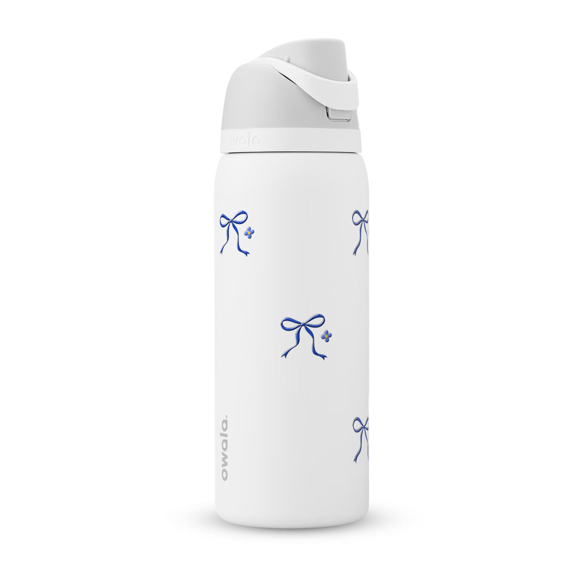 Garrafa Térmica Owala FreeSip 946ml Laço Leve White Marshmallow