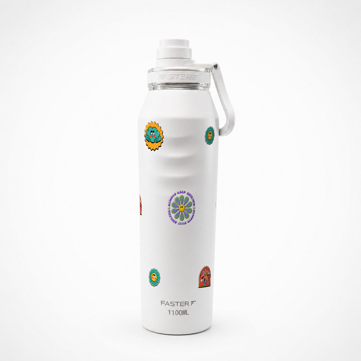 Garrafa Térmica Faster Oásis 1100ml Retrô Good Vibes Lótus