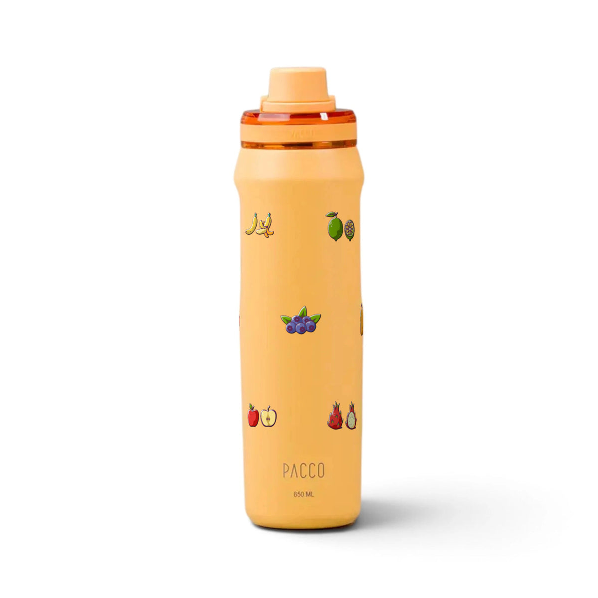Garrafa Térmica PACCO Vyta 650ml Frutas Yellow Crush