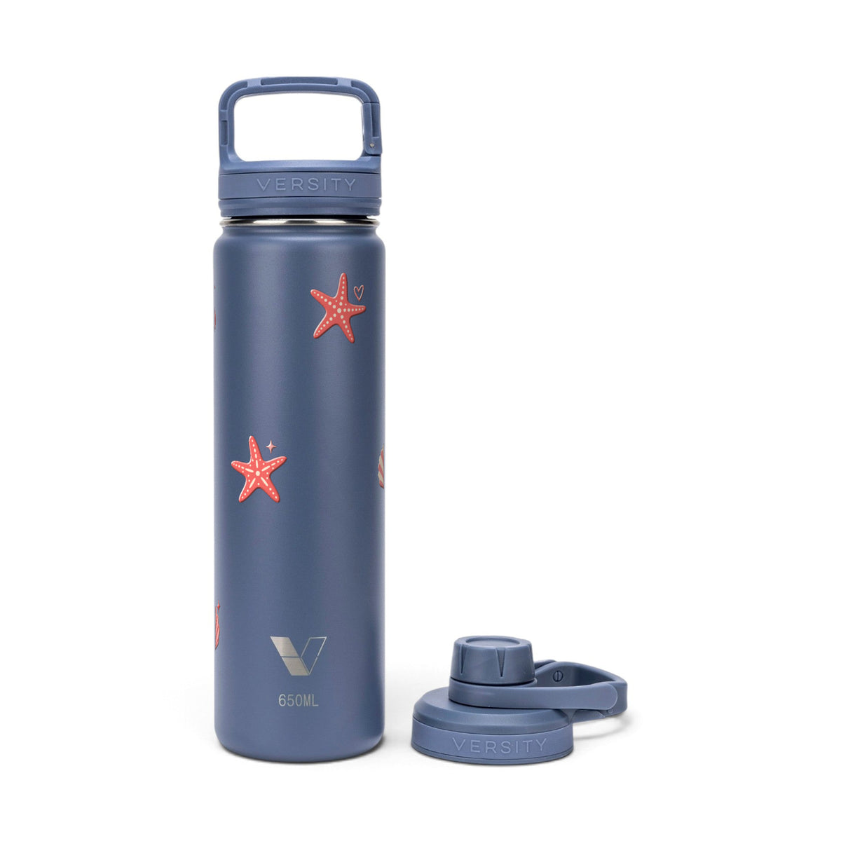 Garrafa Térmica Versity ColdKeeper 650ml Ocean Blush Azul