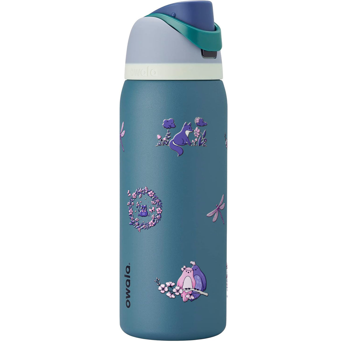 Garrafa Térmica Owala FreeSip 946ml Natureza Lilás Denim