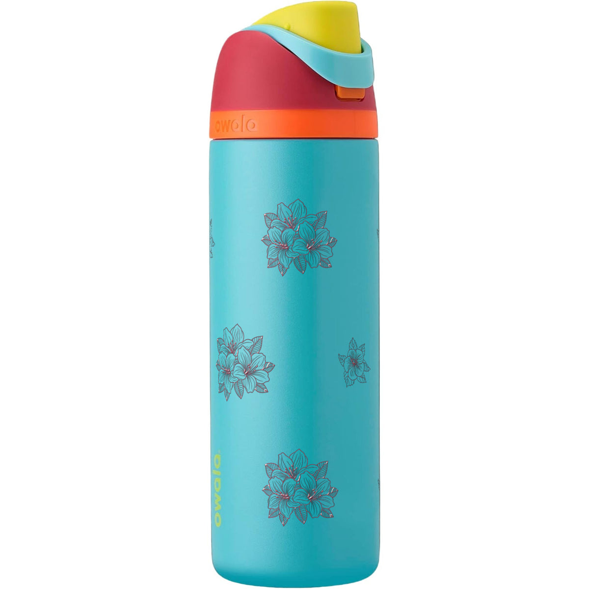 Garrafa Térmica Owala FreeSip 710ml Floral Rosa Summer Sweetness