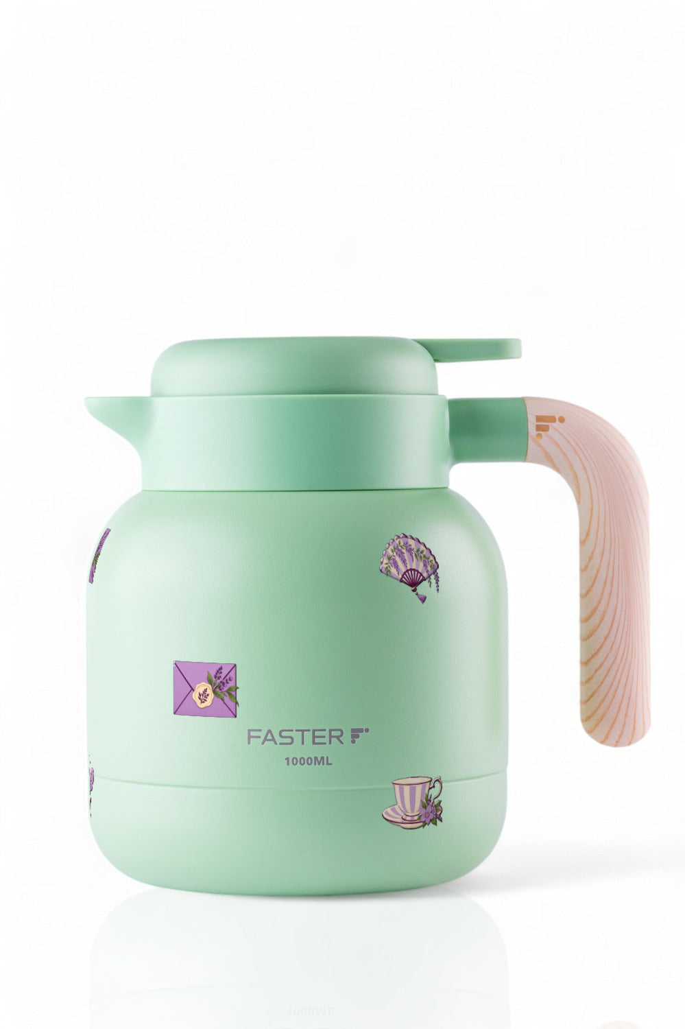 Garrafa de Café Expresso Faster 1000ml Lavanda Botânica Menta
