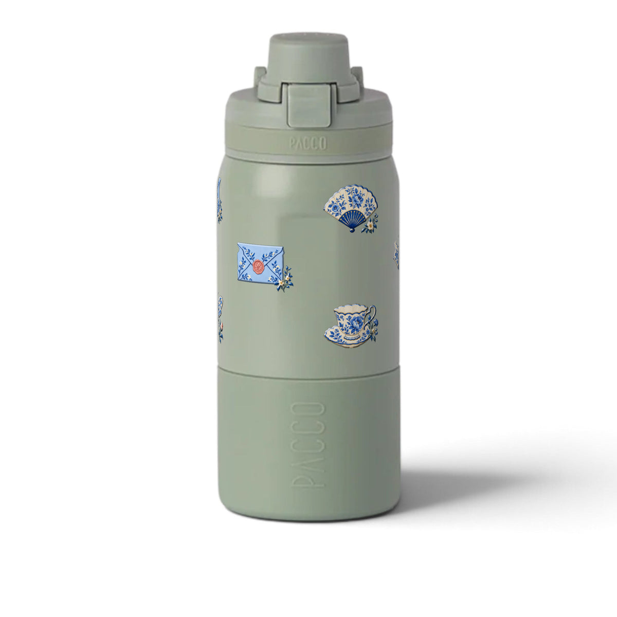 Garrafa Térmica PACCO Nexa 440ml Porcelana Azul Aqua Grey