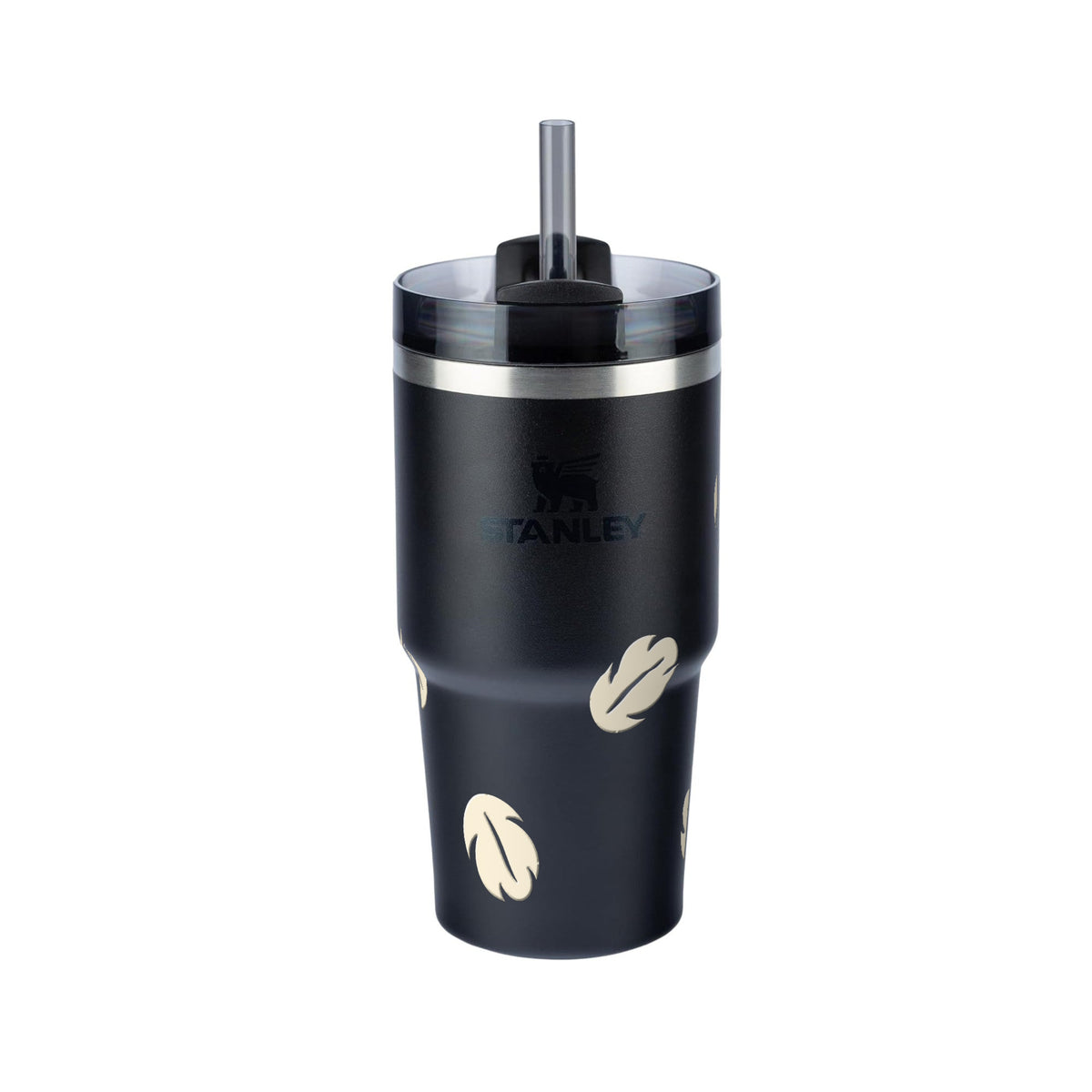 Copo Térmico Stanley Quencher 2.0 591ml Folhas Creme Black