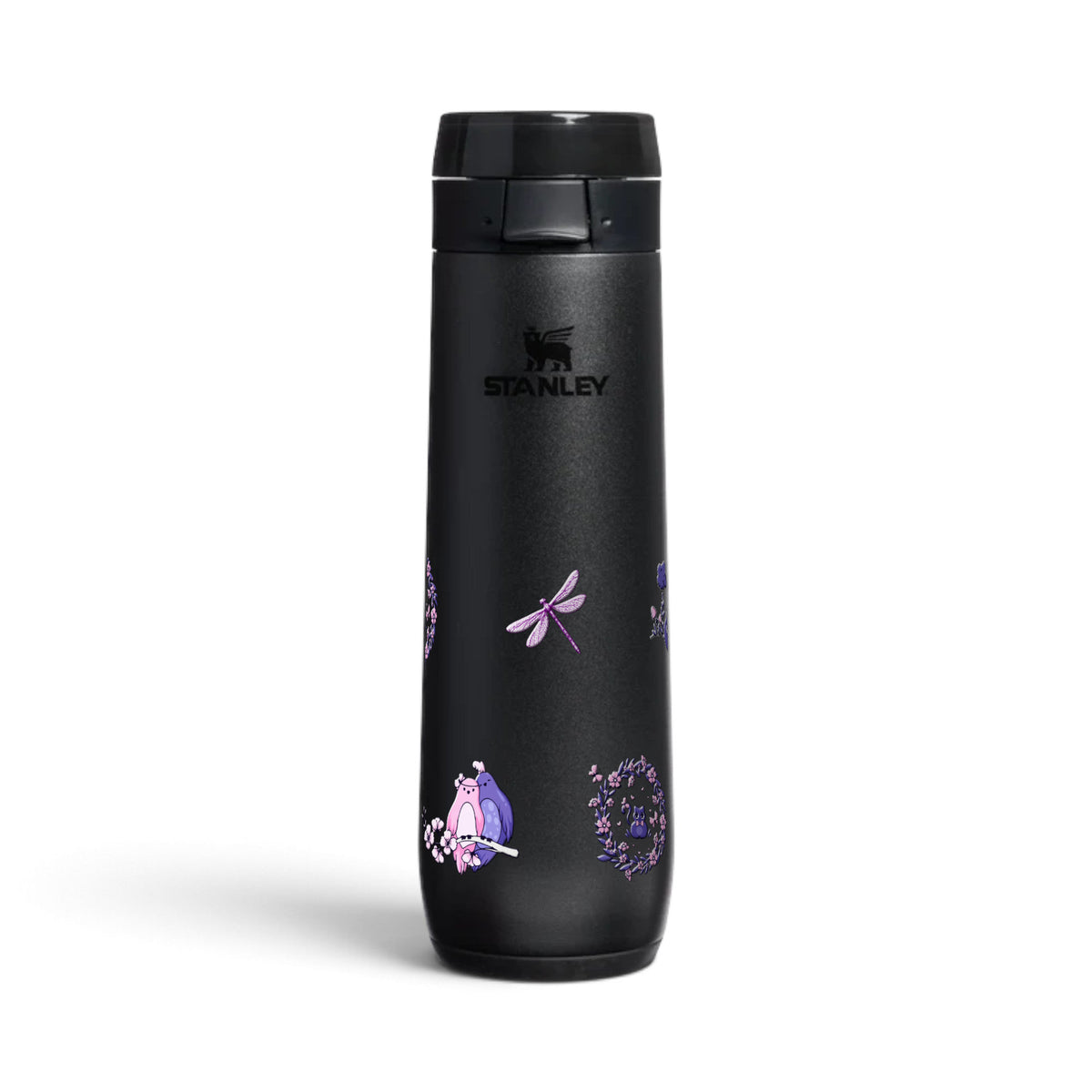 Garrafa Térmica Stanley Flowstate Spring 591ml Natureza Lilás Black